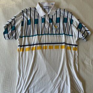 Le Coq Sportif lightweight 100% cotton tennis / golf polo
